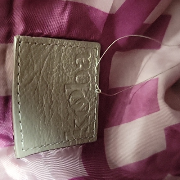 Kooba Taupe Leather Tote Shoulder Bag Handbag Purse - Picture 14 of 14